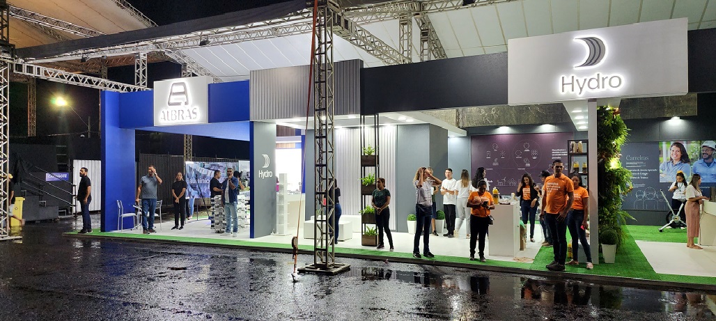 Estande Hydro e Albras no Festival Abacaxi 2022