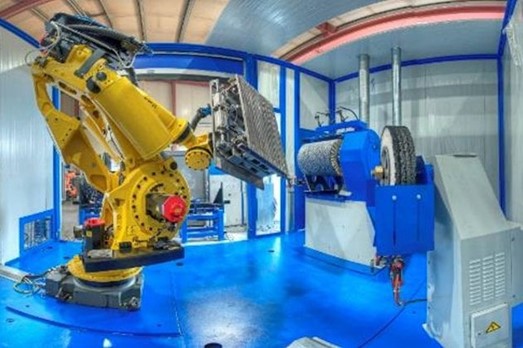 a large yellow machine