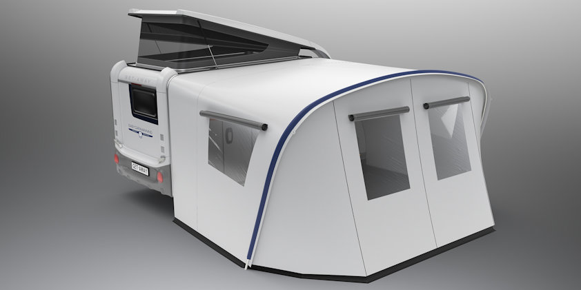 Aluminium applications include caravans and family camping tents