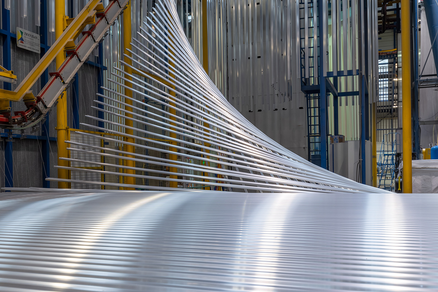 Pulverbeschichtung von Aluminiumprofilen