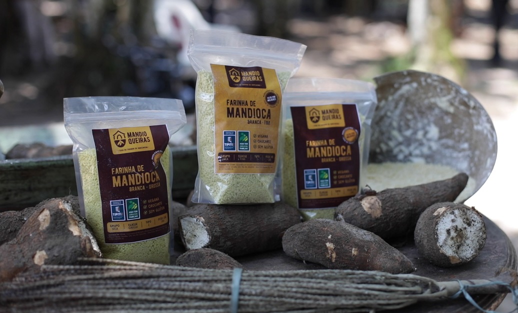 a group of food items