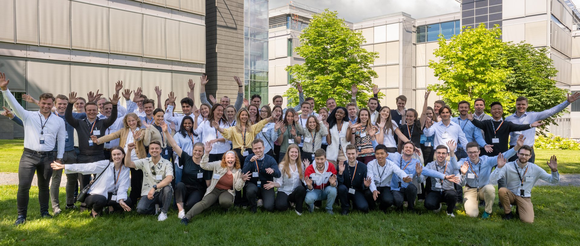 A group of Hydro interns