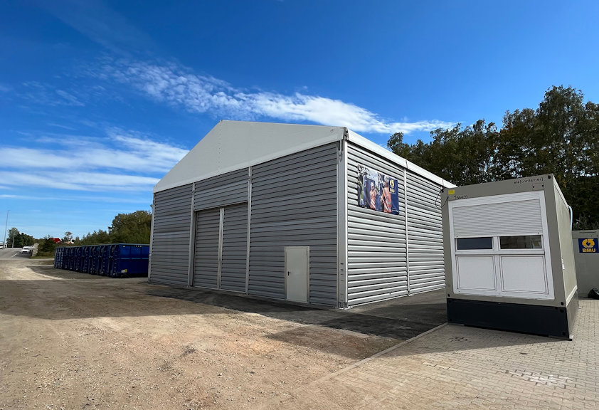 Temporary water treatment plant