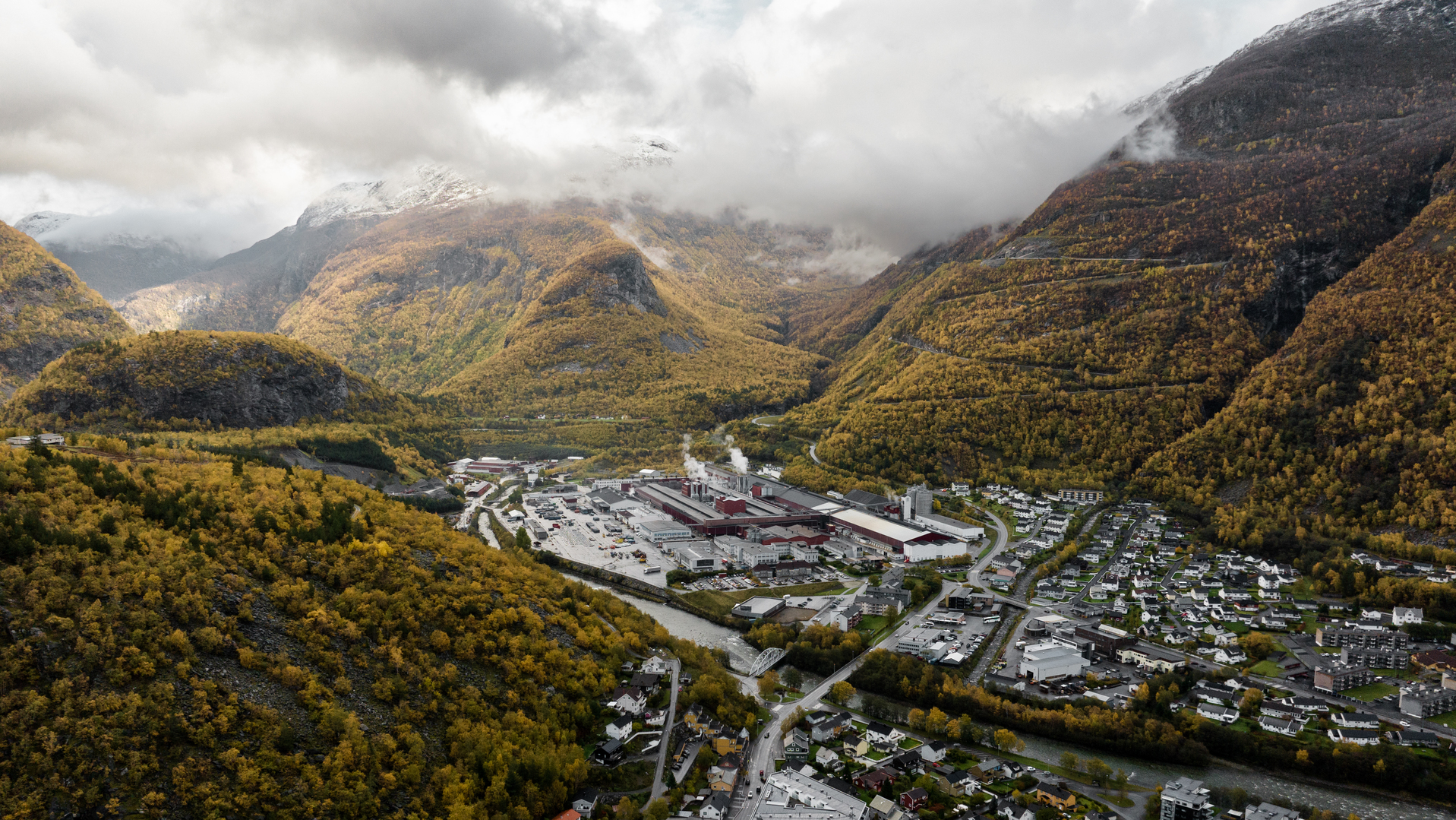 a town in the mountains