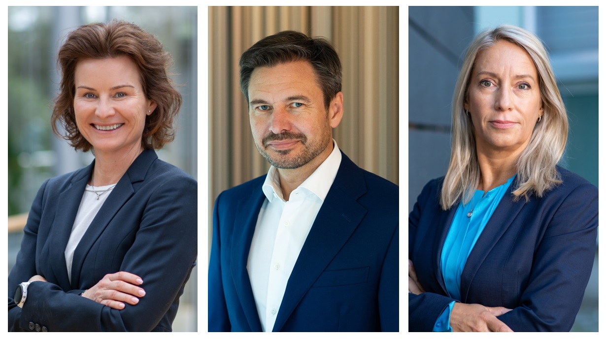 Kari Ekelund Thørud, Trond Olaf Christophersen og Hanne Karine Simensen.