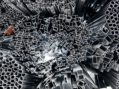 a close-up of a factory