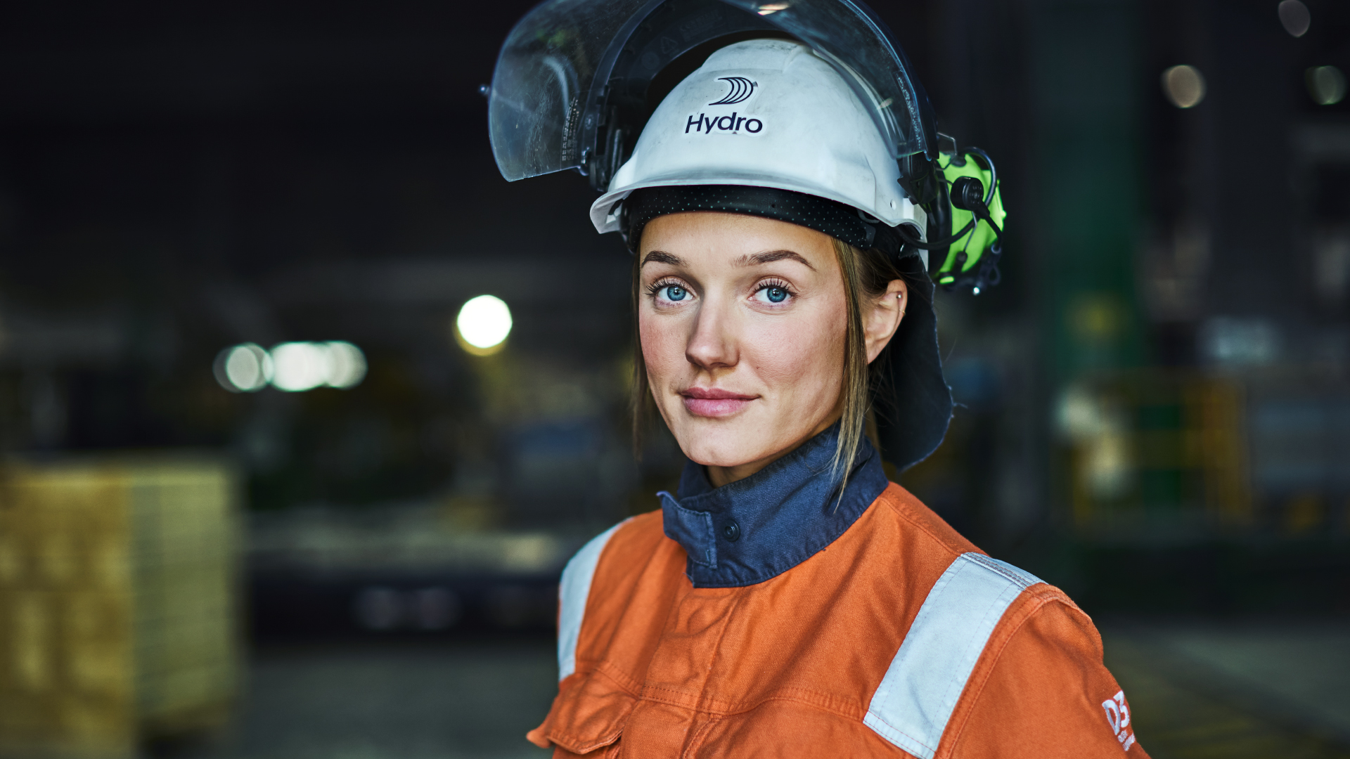 a person wearing a helmet