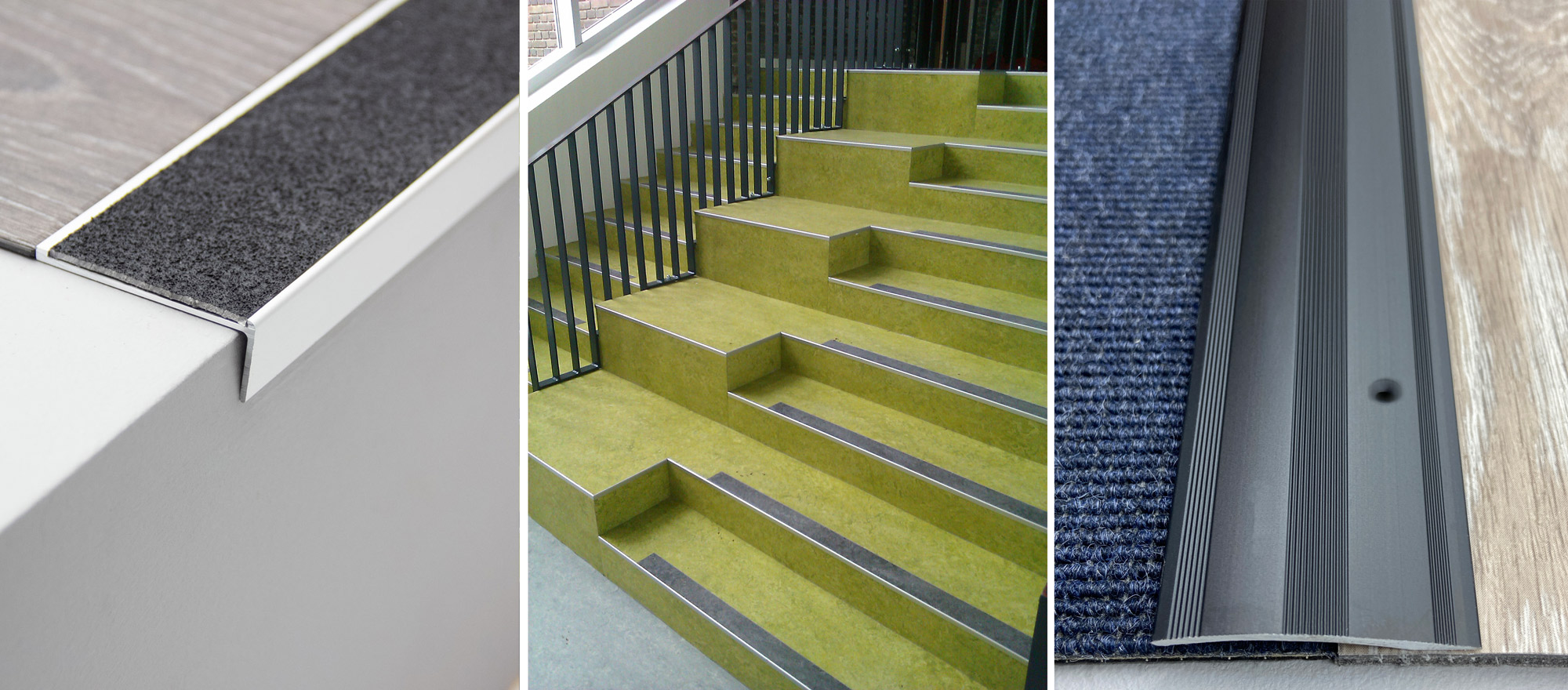 Examples of aluminium profiles